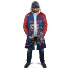 Custom Bulldogs Football Cloak Aboriginal Dot Art Pattern