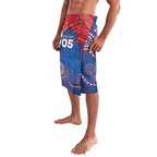 Custom Bulldogs Football Lavalava Aboriginal Dot Art Pattern