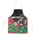 Custom Rabbitohs Apron Rabbit Mascot With Aboriginal Indigenous