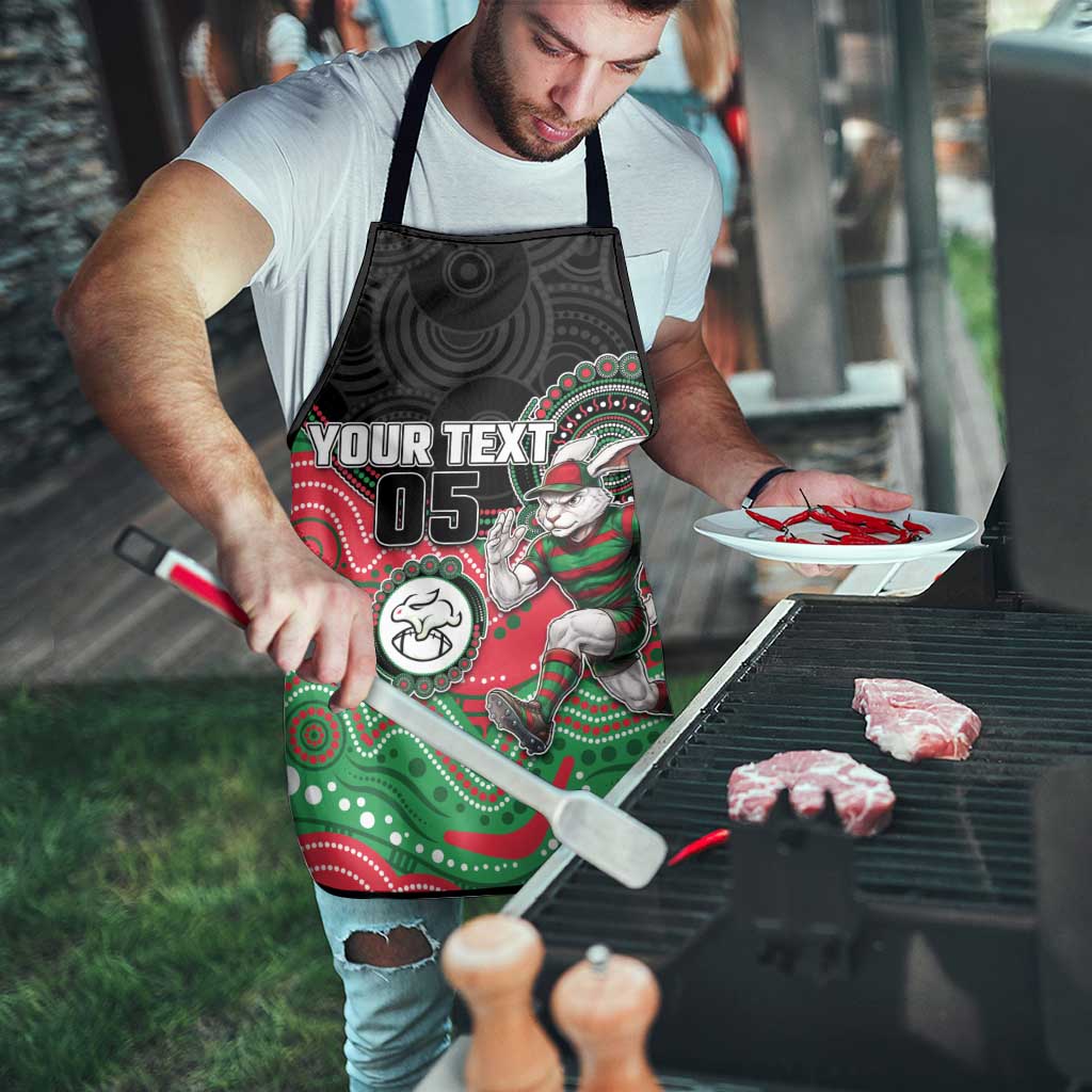 Custom Rabbitohs Apron Rabbit Mascot With Aboriginal Indigenous