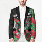 Custom Rabbitohs Blazer Rabbit Mascot With Aboriginal Indigenous