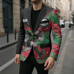 Custom Rabbitohs Blazer Rabbit Mascot With Aboriginal Indigenous