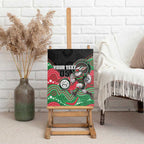 Custom Rabbitohs Canvas Wall Art Rabbit Mascot With Aboriginal Indigenous