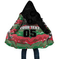 Custom Rabbitohs Cloak Rabbit Mascot With Aboriginal Indigenous