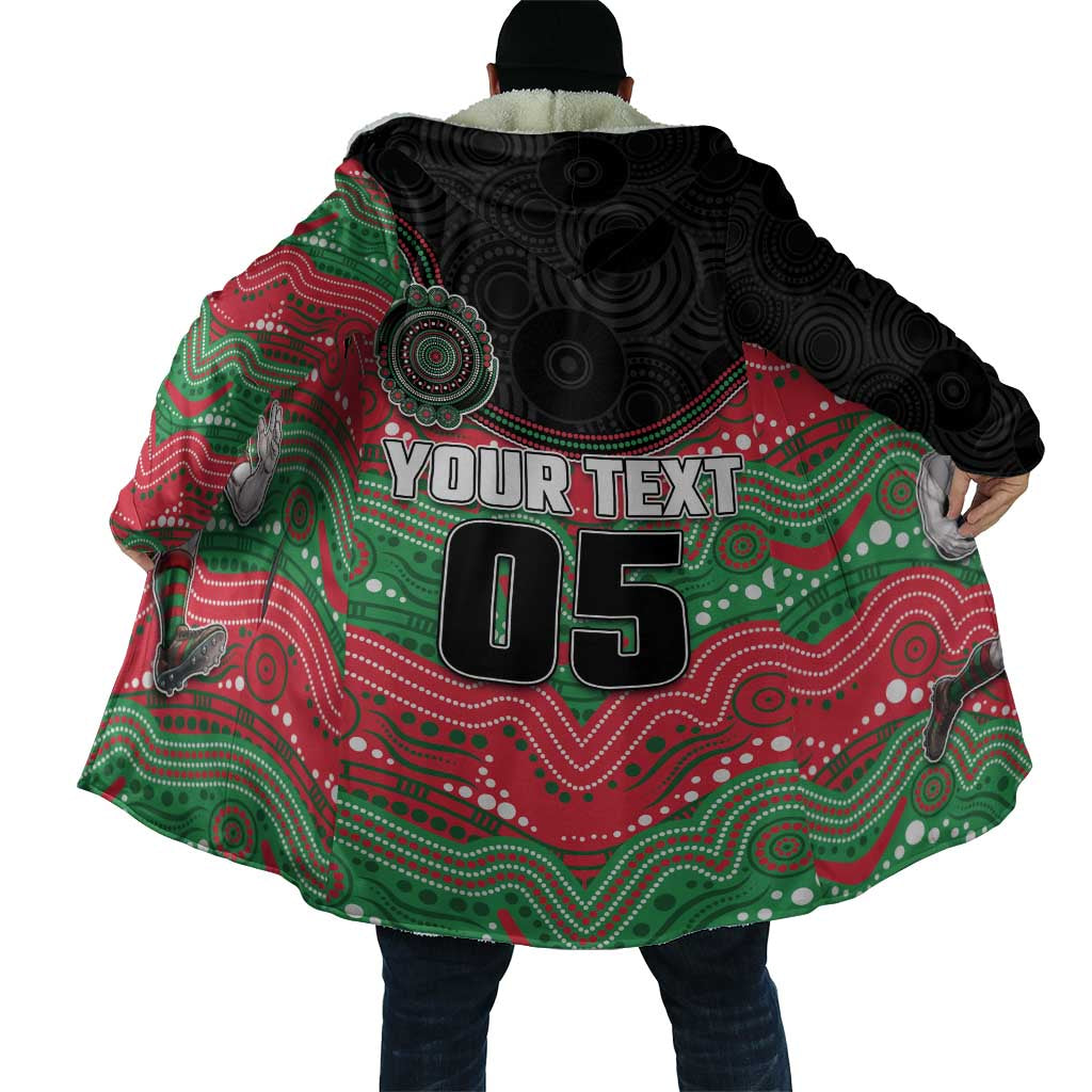 Custom Rabbitohs Cloak Rabbit Mascot With Aboriginal Indigenous