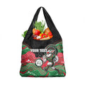 Custom Rabbitohs Grocery Bag Rabbit Mascot With Aboriginal Indigenous