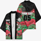 Custom Rabbitohs Kimono Rabbit Mascot With Aboriginal Indigenous
