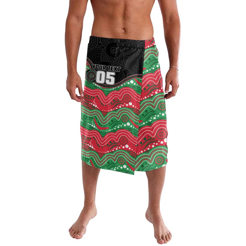 Custom Rabbitohs Lavalava Rabbit Mascot With Aboriginal Indigenous