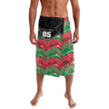 Custom Rabbitohs Lavalava Rabbit Mascot With Aboriginal Indigenous
