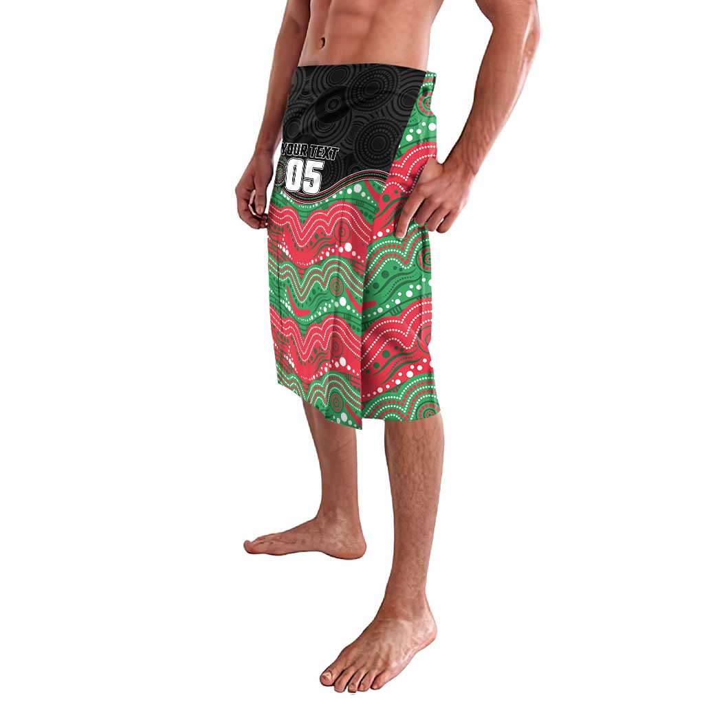 Custom Rabbitohs Lavalava Rabbit Mascot With Aboriginal Indigenous