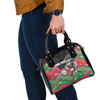 Custom Rabbitohs Shoulder Handbag Rabbit Mascot With Aboriginal Indigenous
