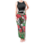 Custom Rabbitohs Tank Maxi Dress Rabbit Mascot With Aboriginal Indigenous