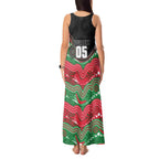 Custom Rabbitohs Tank Maxi Dress Rabbit Mascot With Aboriginal Indigenous