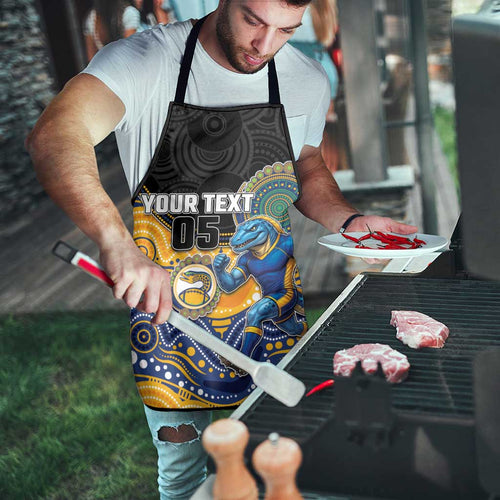 Custom Eels Apron Eel Mascot With Aboriginal Indigenous