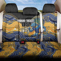 Custom Eels Back Car Seat Cover Eel Mascot With Aboriginal Indigenous