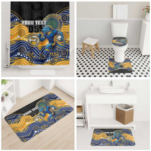 Custom Eels Bathroom Set Eel Mascot With Aboriginal Indigenous