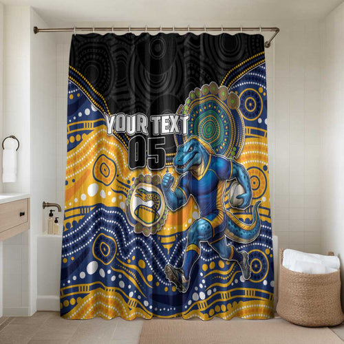 Custom Eels Bathroom Set Eel Mascot With Aboriginal Indigenous