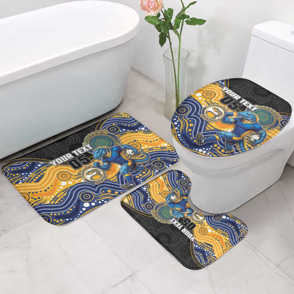 Custom Eels Bathroom Set Eel Mascot With Aboriginal Indigenous