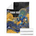 Custom Eels Blanket Eel Mascot With Aboriginal Indigenous