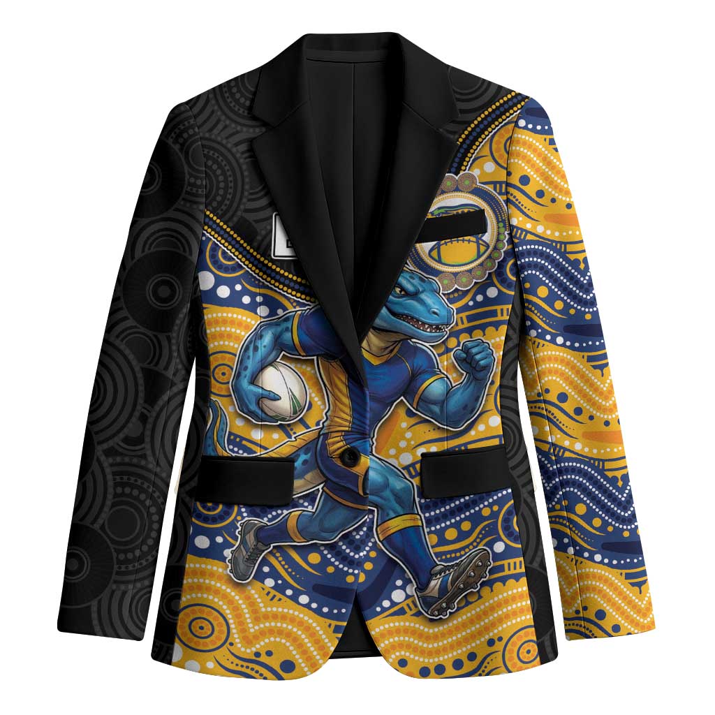 Custom Eels Blazer Eel Mascot With Aboriginal Indigenous