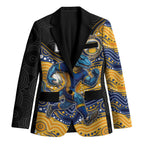 Custom Eels Blazer Eel Mascot With Aboriginal Indigenous