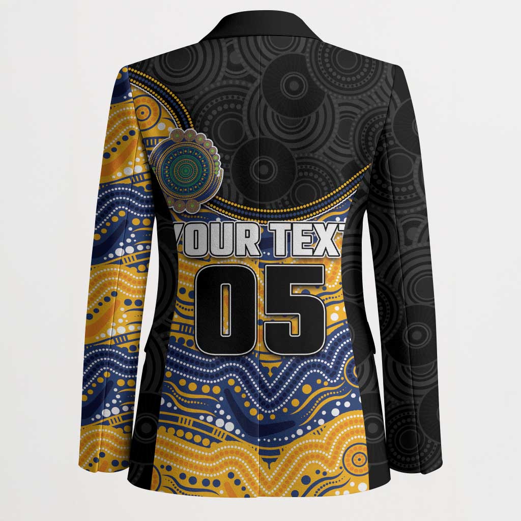 Custom Eels Blazer Eel Mascot With Aboriginal Indigenous