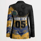 Custom Eels Blazer Eel Mascot With Aboriginal Indigenous