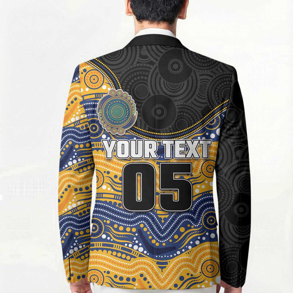 Custom Eels Blazer Eel Mascot With Aboriginal Indigenous