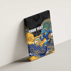 Custom Eels Canvas Wall Art Eel Mascot With Aboriginal Indigenous