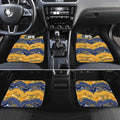 Custom Eels Car Mats Eel Mascot With Aboriginal Indigenous