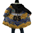 Custom Eels Cloak Eel Mascot With Aboriginal Indigenous