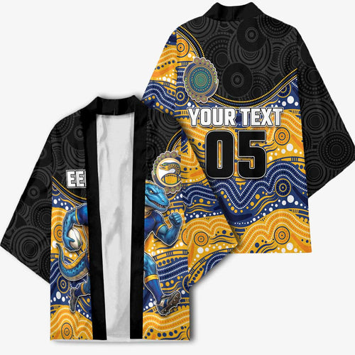 Custom Eels Kimono Eel Mascot With Aboriginal Indigenous