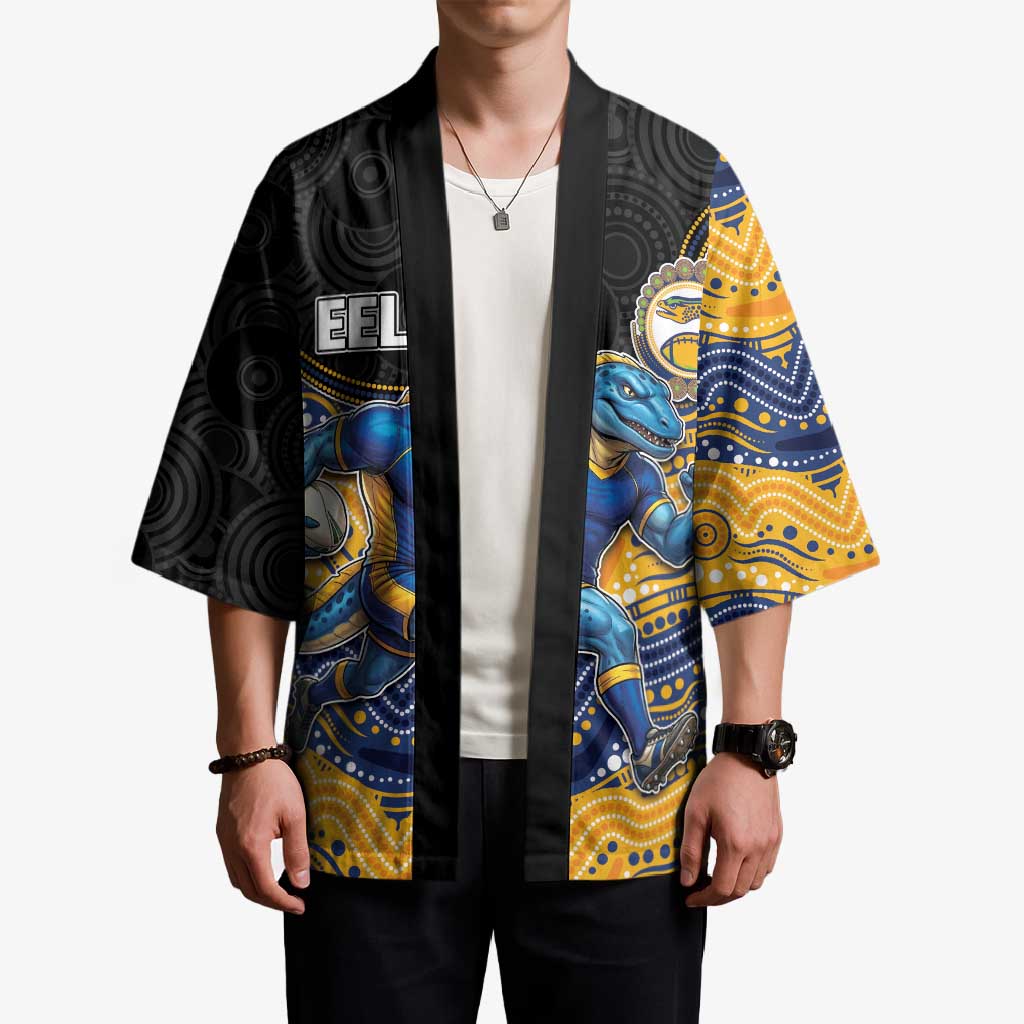 Custom Eels Kimono Eel Mascot With Aboriginal Indigenous