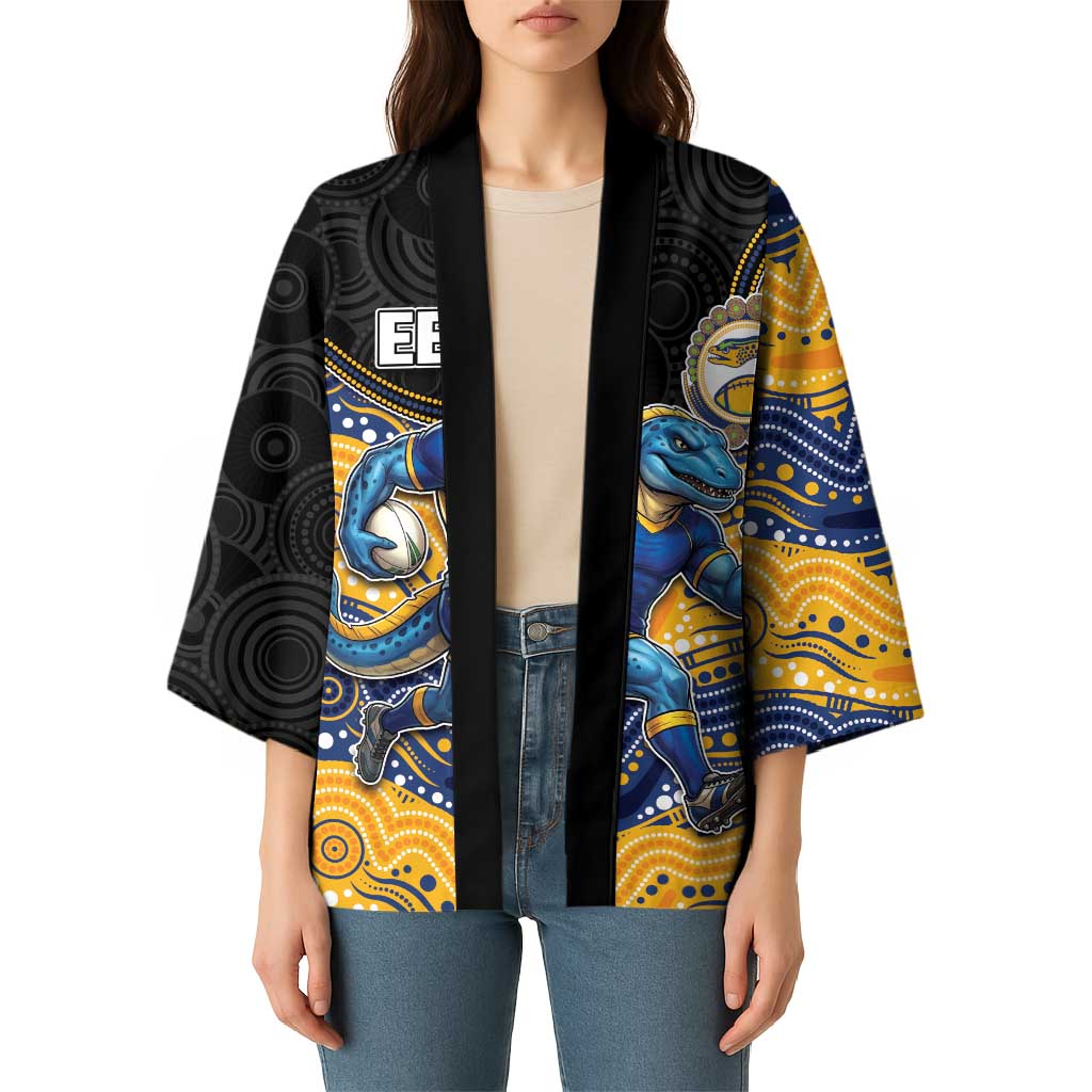 Custom Eels Kimono Eel Mascot With Aboriginal Indigenous