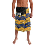 Custom Eels Lavalava Eel Mascot With Aboriginal Indigenous