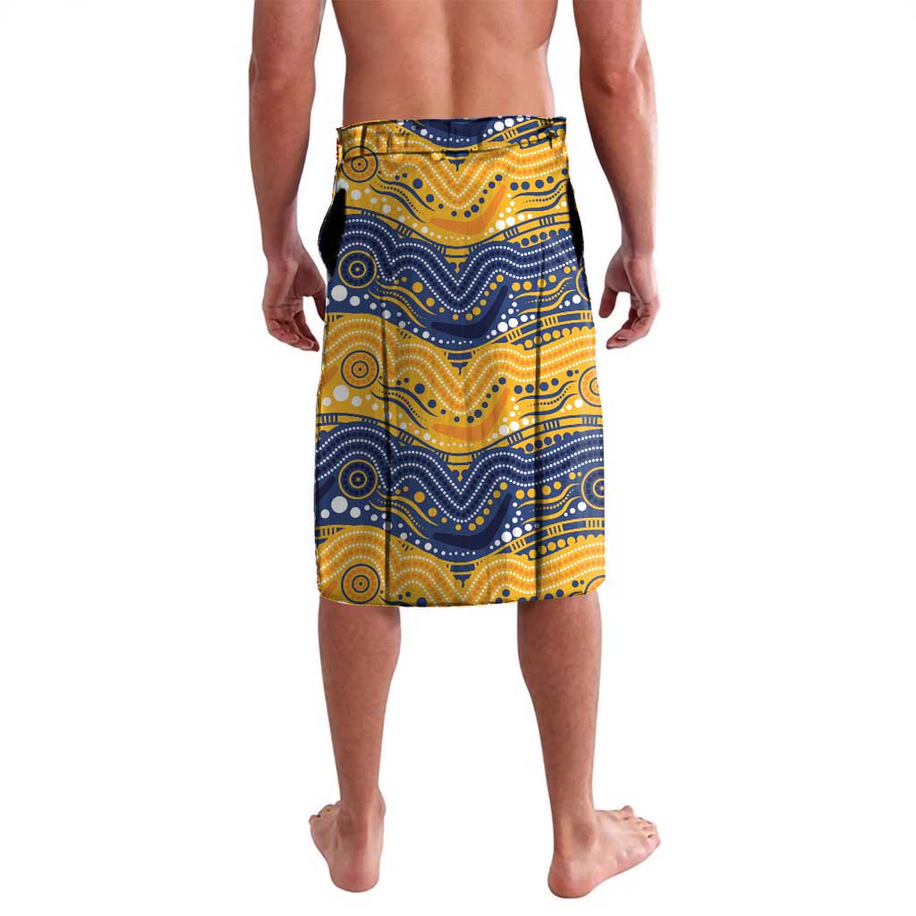Custom Eels Lavalava Eel Mascot With Aboriginal Indigenous