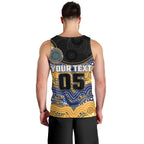 Custom Eels Men Tank Top Eel Mascot With Aboriginal Indigenous