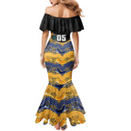 Custom Eels Mermaid Dress Eel Mascot With Aboriginal Indigenous