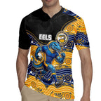 Custom Eels Rugby Jersey Eel Mascot With Aboriginal Indigenous