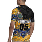 Custom Eels Rugby Jersey Eel Mascot With Aboriginal Indigenous