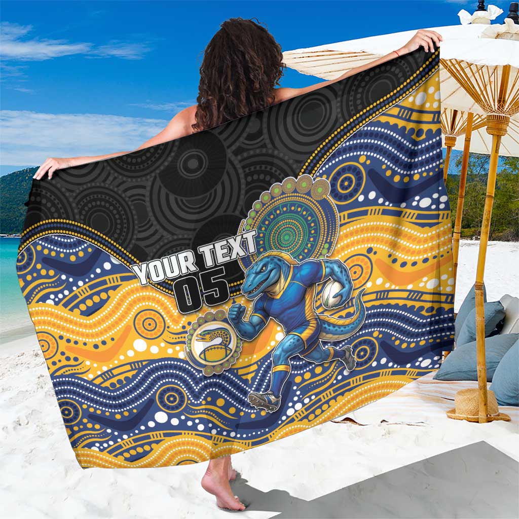 Custom Eels Sarong Eel Mascot With Aboriginal Indigenous