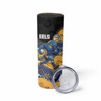 Custom Eels Skinny Tumbler Eel Mascot With Aboriginal Indigenous