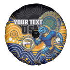 Custom Eels Spare Tire Cover Eel Mascot With Aboriginal Indigenous