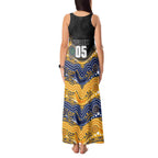 Custom Eels Tank Maxi Dress Eel Mascot With Aboriginal Indigenous