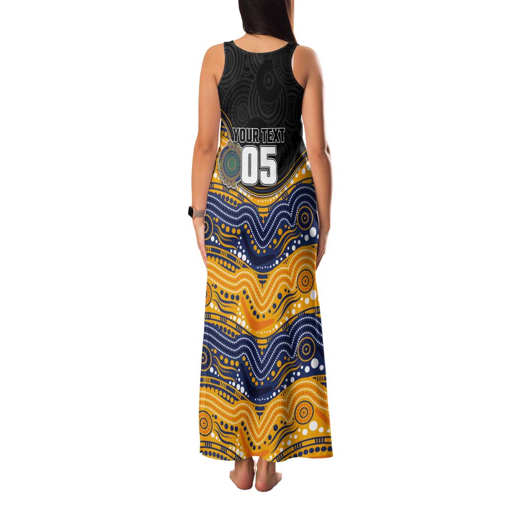 Custom Eels Tank Maxi Dress Eel Mascot With Aboriginal Indigenous