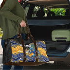 Custom Eels Travel Bag Eel Mascot With Aboriginal Indigenous