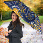 Custom Eels Umbrella Eel Mascot With Aboriginal Indigenous