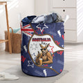 Australia Flag Day Laundry Basket Cool Kangaroo Beer Aussie Aussie Oi Oi