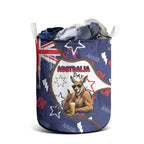 Australia Flag Day Laundry Basket Cool Kangaroo Beer Aussie Aussie Oi Oi