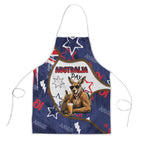 Australia Flag Day Apron Cool Kangaroo Beer Aussie Aussie Oi Oi